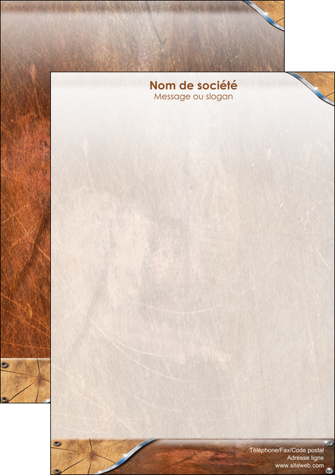 cree affiche climatisation et chauffage bois wood nature MLGI13081