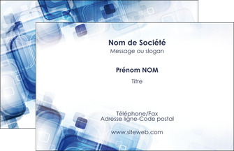 realiser carte de visite moderne design geometrique MIDBE13473