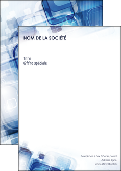 creer modele en ligne flyers moderne design geometrique MIDBE13477