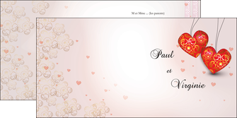 imprimerie depliant 2 volets  4 pages  celebration celebrer coeur MLIG13811