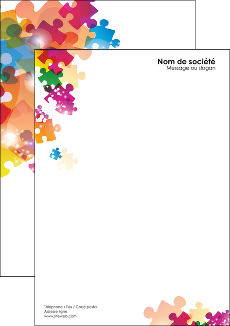realiser flyers abstrait appel arc en ciel MFLUOO13845