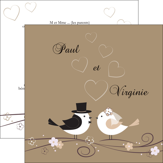 creer modele en ligne flyers belle brun chocolat MLIG13901