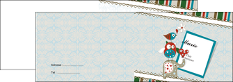 modele depliant 2 volets  4 pages  bebe naissance nativite MIDBE13939