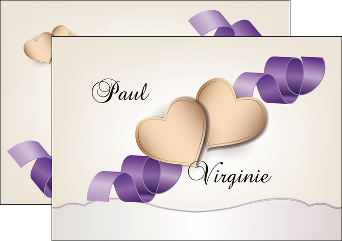modele en ligne flyers mariage carte mariage carte  de mariage MLIG14099