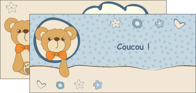 imprimer flyers dessin anime invitation MIDBE14385