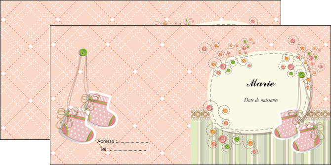 modele depliant 2 volets  4 pages  faire part de naissance carte de naissance carte naissance MLIG14399
