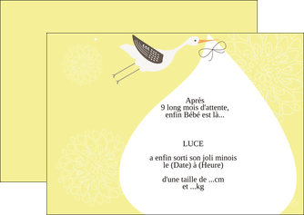 modele en ligne flyers dessin anime invitation MIDBE14531