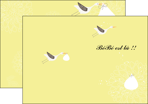 realiser depliant 2 volets  4 pages  dessin anime invitation MIDBE14533