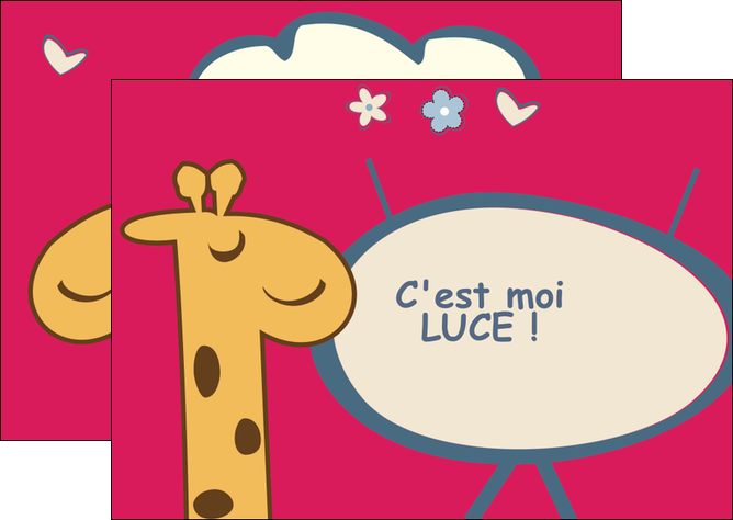 creation graphique en ligne flyers bonbon dessin anime MIDBE14677