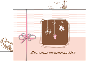 personnaliser modele de flyers invitation naissance faire part de naissance carte de naissance MIDLU14747