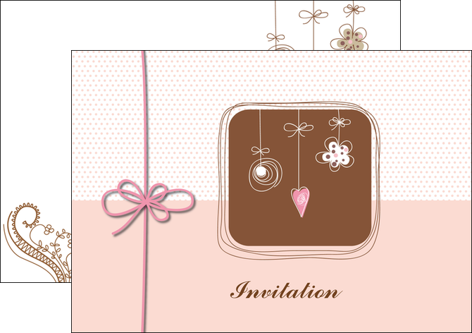 realiser flyers invitation naissance faire part de naissance carte de naissance MIDLU14755