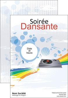 personnaliser modele de affiche musique abstract adore advertise MLGI14903