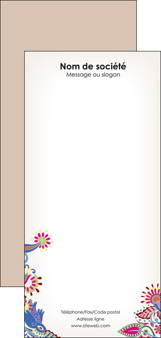 creation graphique en ligne flyers fleuriste et jardinage ornement ornementation decor MLIG15133