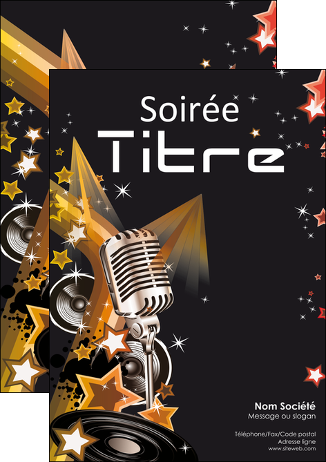 modele flyers discotheque et night club isco discotheque disk MIFCH15407