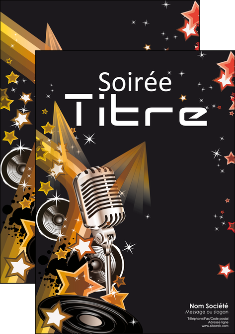 faire modele a imprimer affiche discotheque et night club isco discotheque disk MIDBE15409