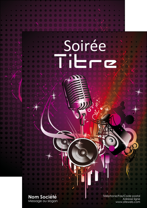 creer modele en ligne flyers discotheque et night club abstract adore advertise MIFCH15463