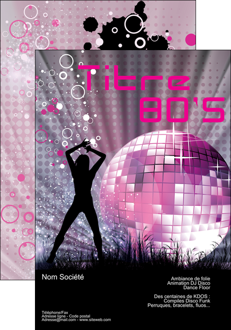 faire modele a imprimer affiche discotheque et night club abstract background banner MIFCH15473