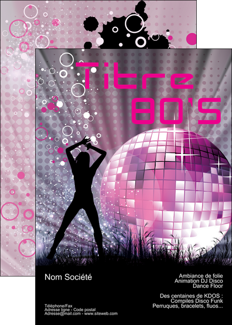 realiser affiche discotheque et night club abstract background banner MIFCH15477