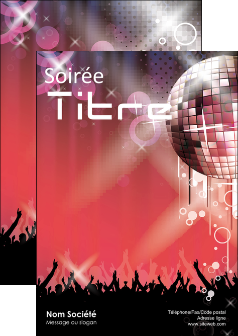 exemple flyers discotheque et night club abstract adore advertise MIDBE15575