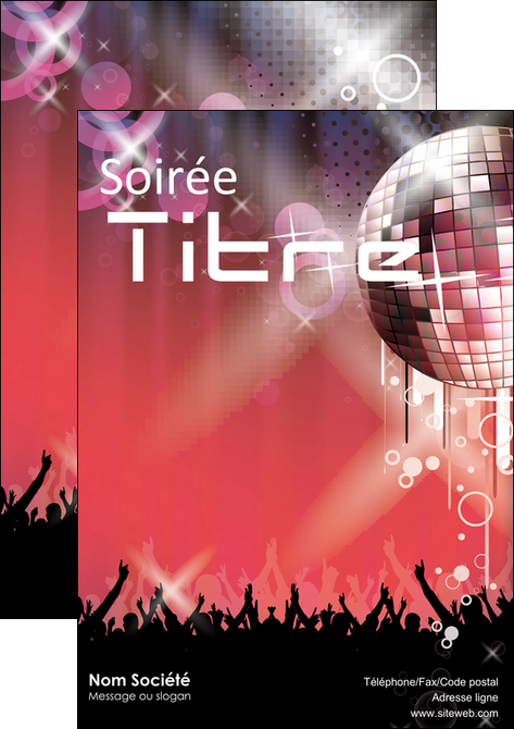 realiser affiche discotheque et night club abstract adore advertise MIDBE15577