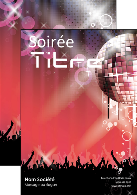 imprimer affiche discotheque et night club abstract adore advertise MIDBE15579