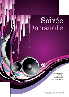 imprimer flyers discotheque et night club abstract adore advertise MIFCH15613