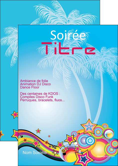 exemple affiche discotheque et night club abstract adore advertise MIFCH15821
