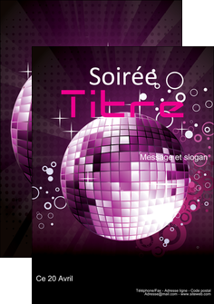 personnaliser modele de affiche discotheque et night club abstract background banner MIFCH15845