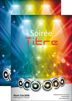 creer modele en ligne affiche discotheque et night club ambiance ambiance de folie bal MIFCH15863