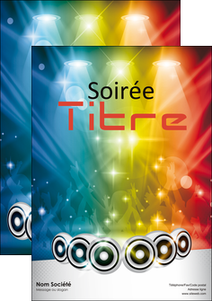 personnaliser modele de affiche discotheque et night club ambiance ambiance de folie bal MIFCH15871