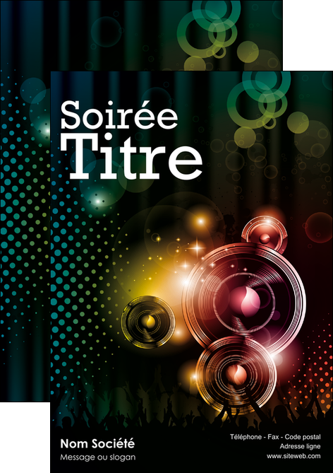 exemple flyers discotheque et night club ambiance ambiance de folie bal MIDBE15879