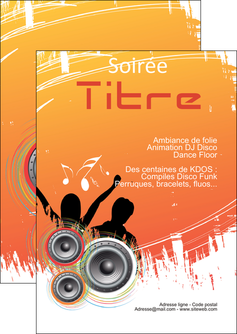 realiser flyers discotheque et night club ambiance ambiance de folie bal MIFCH15893