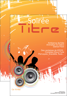 creer modele en ligne affiche discotheque et night club ambiance ambiance de folie bal MIFCH15895