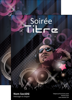 exemple affiche discotheque et night club bal boite boite de nuit MIDBE15911