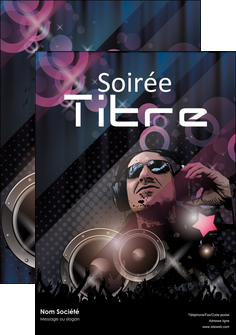 modele affiche discotheque et night club bal boite boite de nuit MIDBE15919