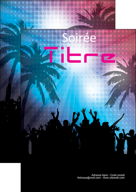 exemple flyers discotheque et night club soiree bal boite MIDBE15947