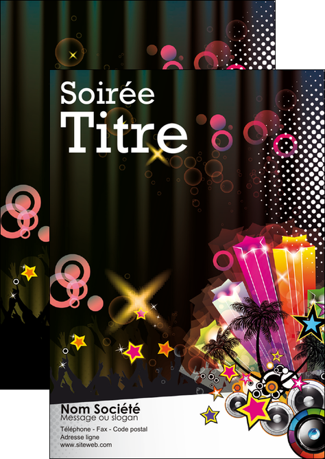 realiser flyers discotheque et night club son baffle boite de nuit MIDBE15959