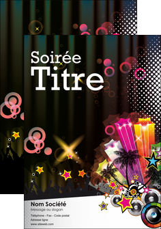 realiser affiche discotheque et night club son baffle boite de nuit MIDBE15961