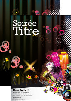 impression flyers discotheque et night club son baffle boite de nuit MIDBE15963