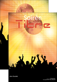 impression affiche discotheque et night club son casque baffle MIDBE15967