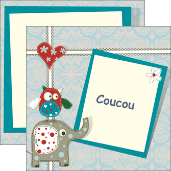 modele en ligne flyers chouette dessin elephant MIDBE16047