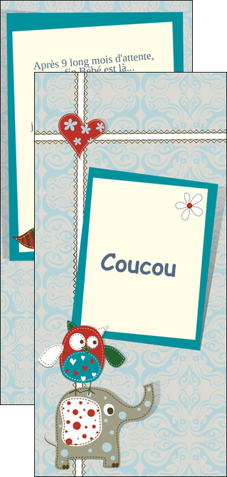 imprimer flyers chouette dessin elephant MIDBE16049