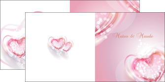 faire depliant 2 volets  4 pages  abstract background beautiful MLIG16409