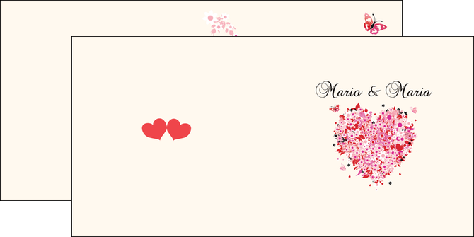 faire depliant 2 volets  4 pages  fleurs bouquet bouquet de fleurs MLIG16519