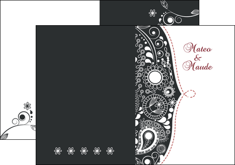 faire depliant 2 volets  4 pages  abstract art backdrop MLIG16553