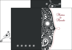 faire depliant 2 volets  4 pages  abstract art backdrop MLIG16553