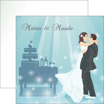 personnaliser maquette flyers mariage marier marie MLIG16651