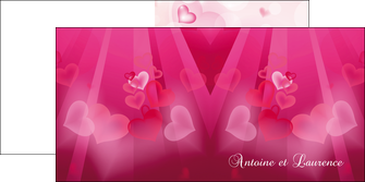modele en ligne depliant 2 volets  4 pages  mariage alliance noces MLIG16707