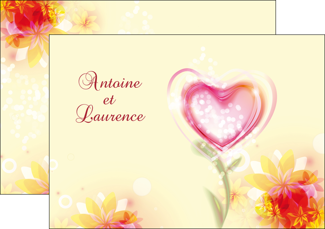 personnaliser modele de flyers bonheur dating dessin anime MLIG16859
