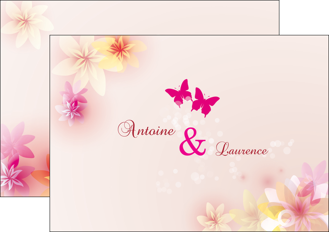 creation graphique en ligne flyers mariage alliance noces MLIG16869